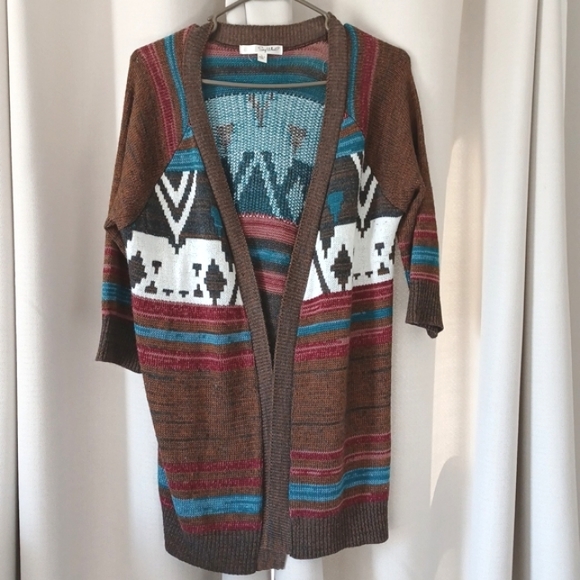 Say What? Sweaters - Say What Open Cardigan